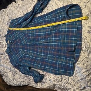 Duluth trading flannel tunic